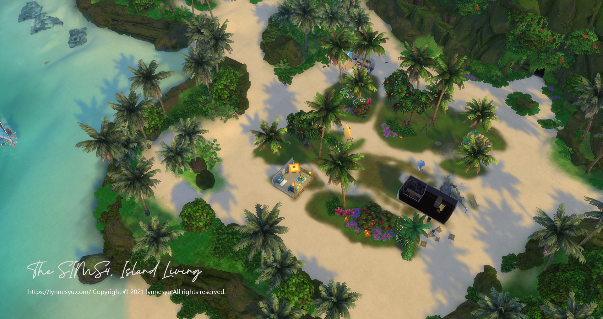 sims4 模擬市民 島嶼空拍