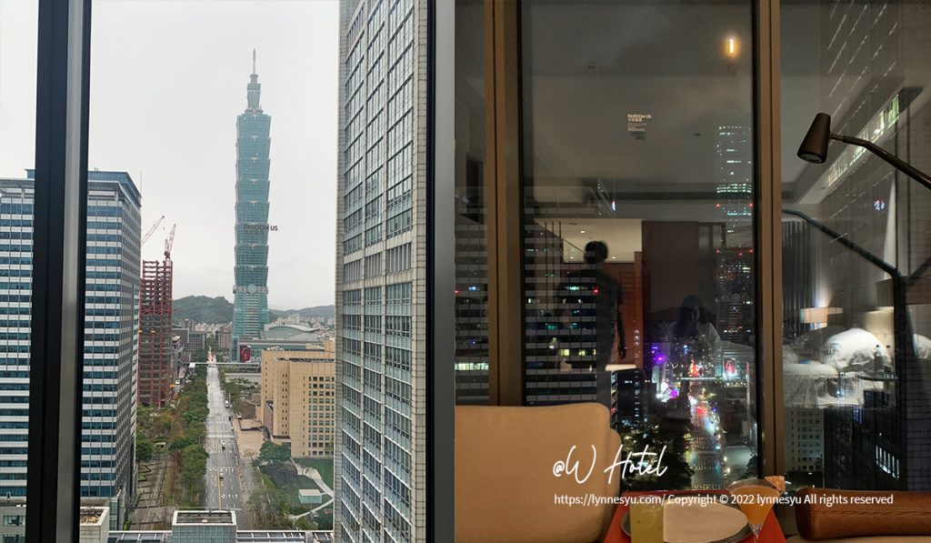 台北 W Hotel Taipei│信義區奢華酒店入住，享受繁華夜色與無敵101城市景觀