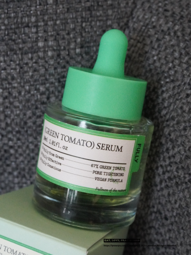 去韓國狂掃！Olive Young熱銷Top1的毛孔保養品，FULLY綠番茄細緻我的月球表面肌！