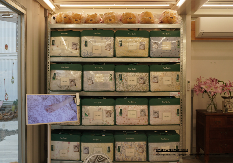 隱藏都市的加州小沙漠！皮爾卡登寢具台中旗艦店，關於法式生活感的睡眠美學｜義大利床墊、全台最齊JellyCat！