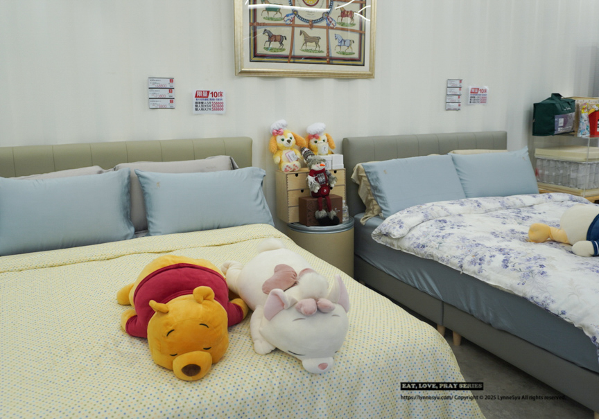 隱藏都市的加州小沙漠！皮爾卡登寢具台中旗艦店，關於法式生活感的睡眠美學｜義大利床墊、全台最齊JellyCat！