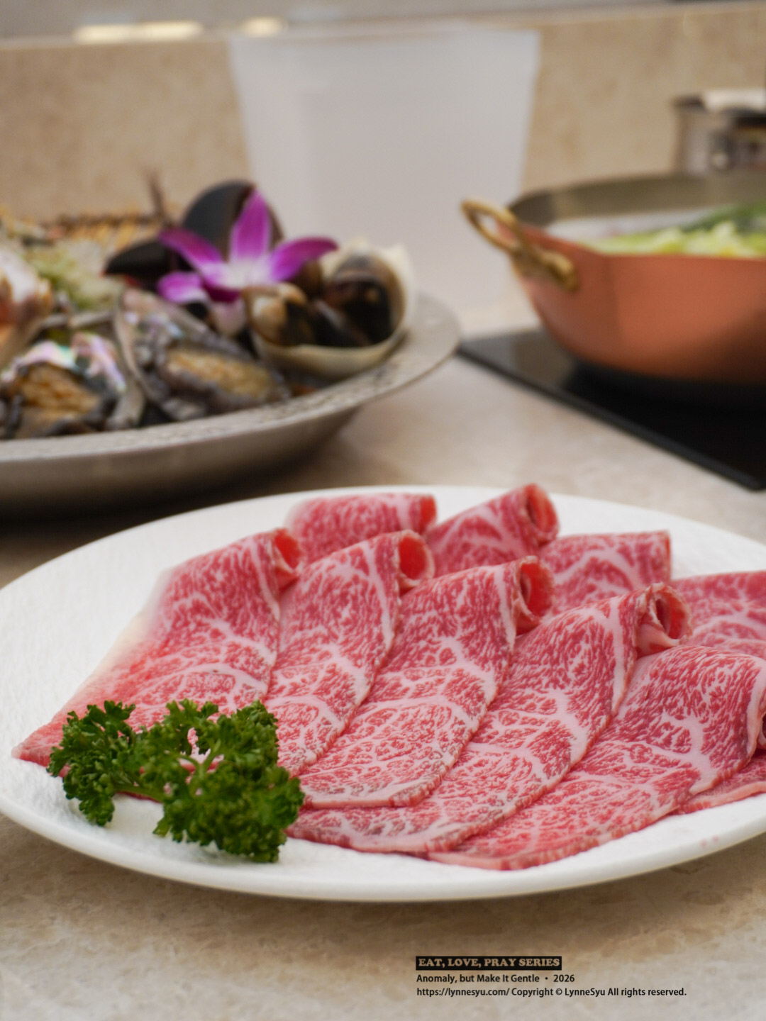 追求和牛的極致顛峰！台中和牛火鍋推薦，BMS 12頂級佐賀牛，雙人首選「月下雙饗套餐」